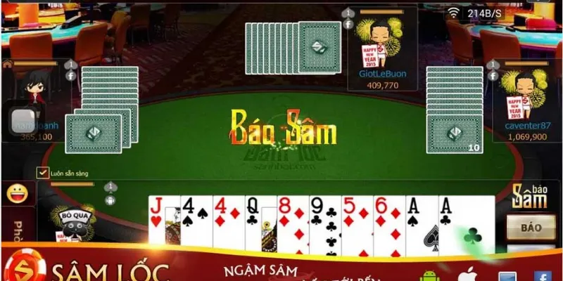 Kinh nghiệm chơi bài Sâm nâng cao tỷ lệ thắng